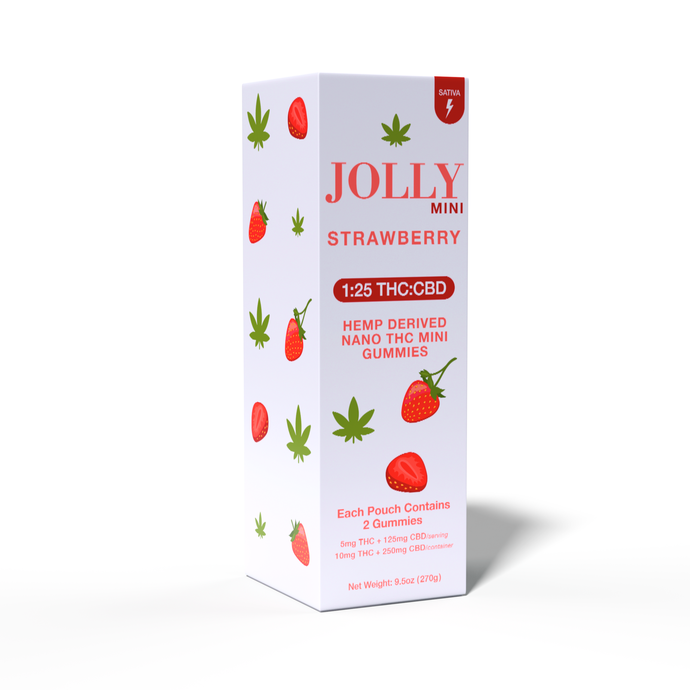 5 MG STRAWBERRY GUMMIES - JOLLY