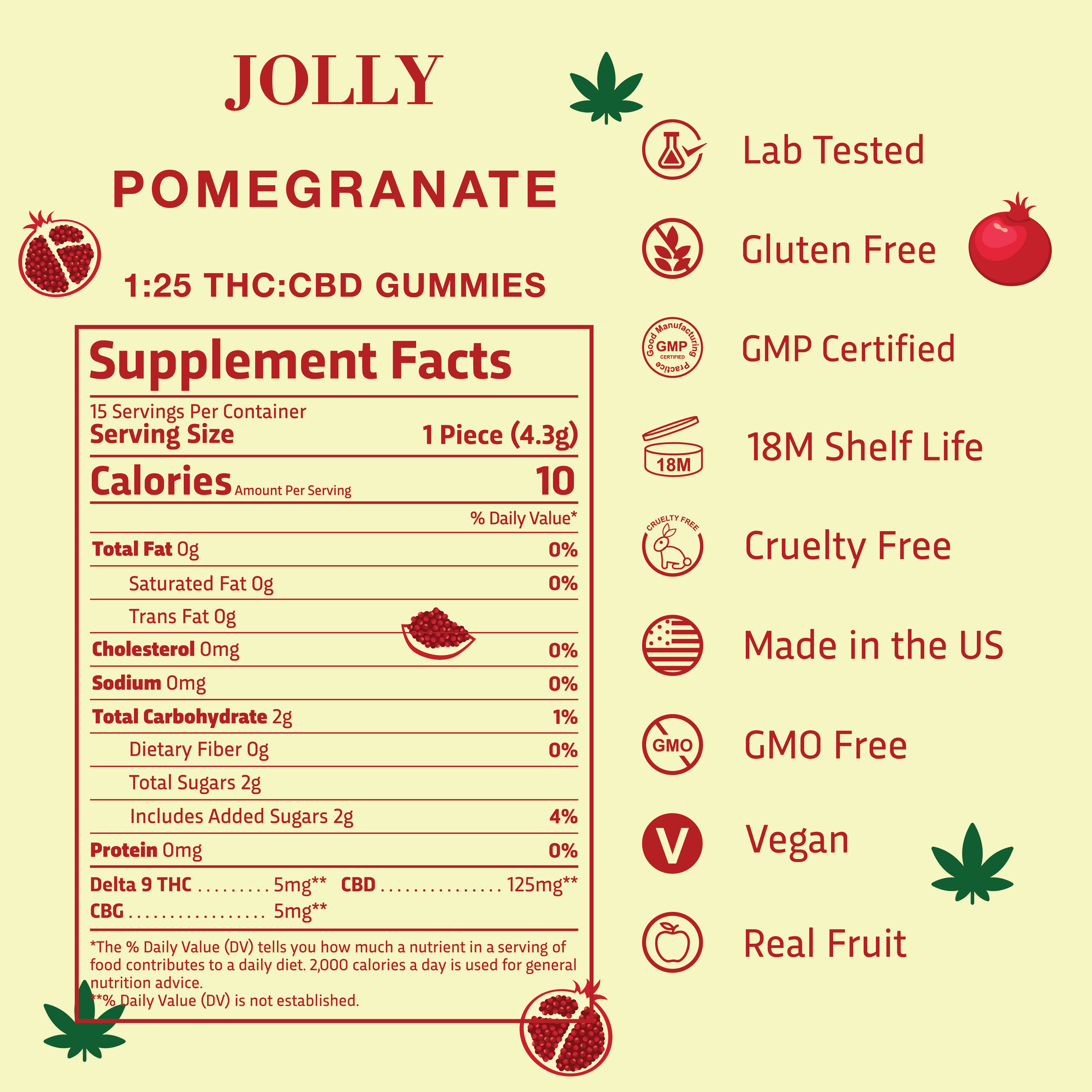 POMEGRANATE GUMMIES (HYBRID).