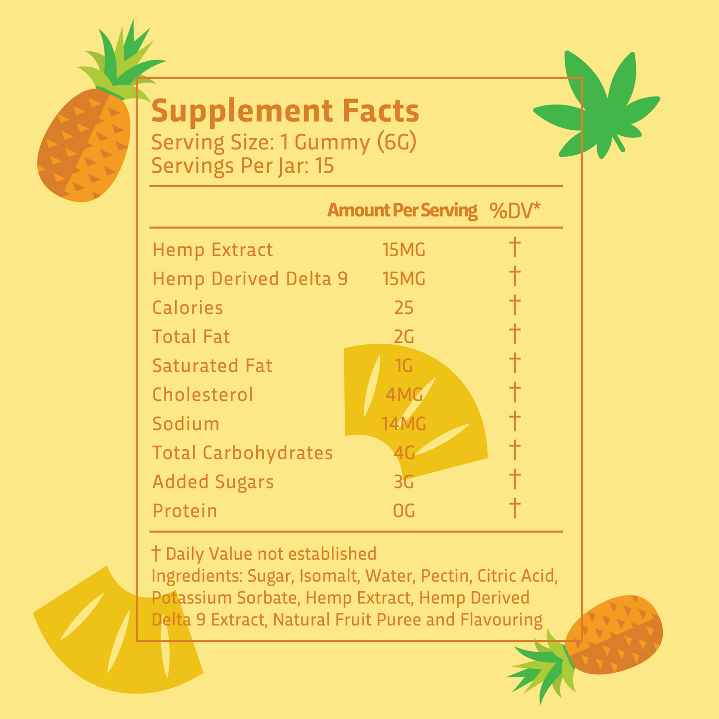JOLLY - PINEAPPLE - Gummies
