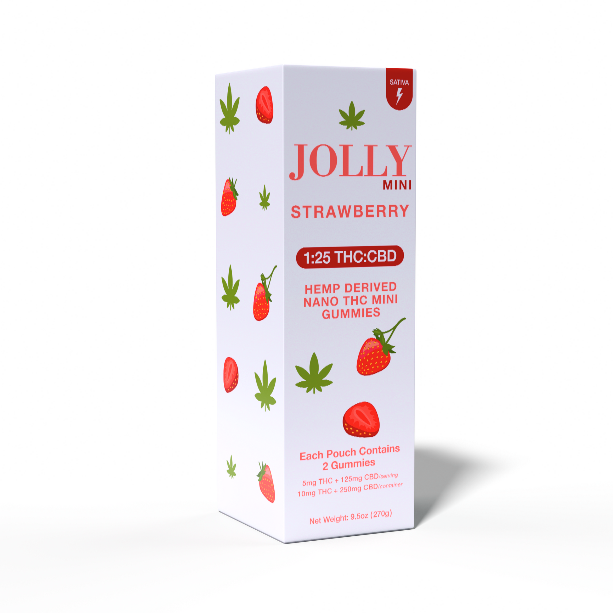 5 MG STRAWBERRY GUMMIES - JOLLY