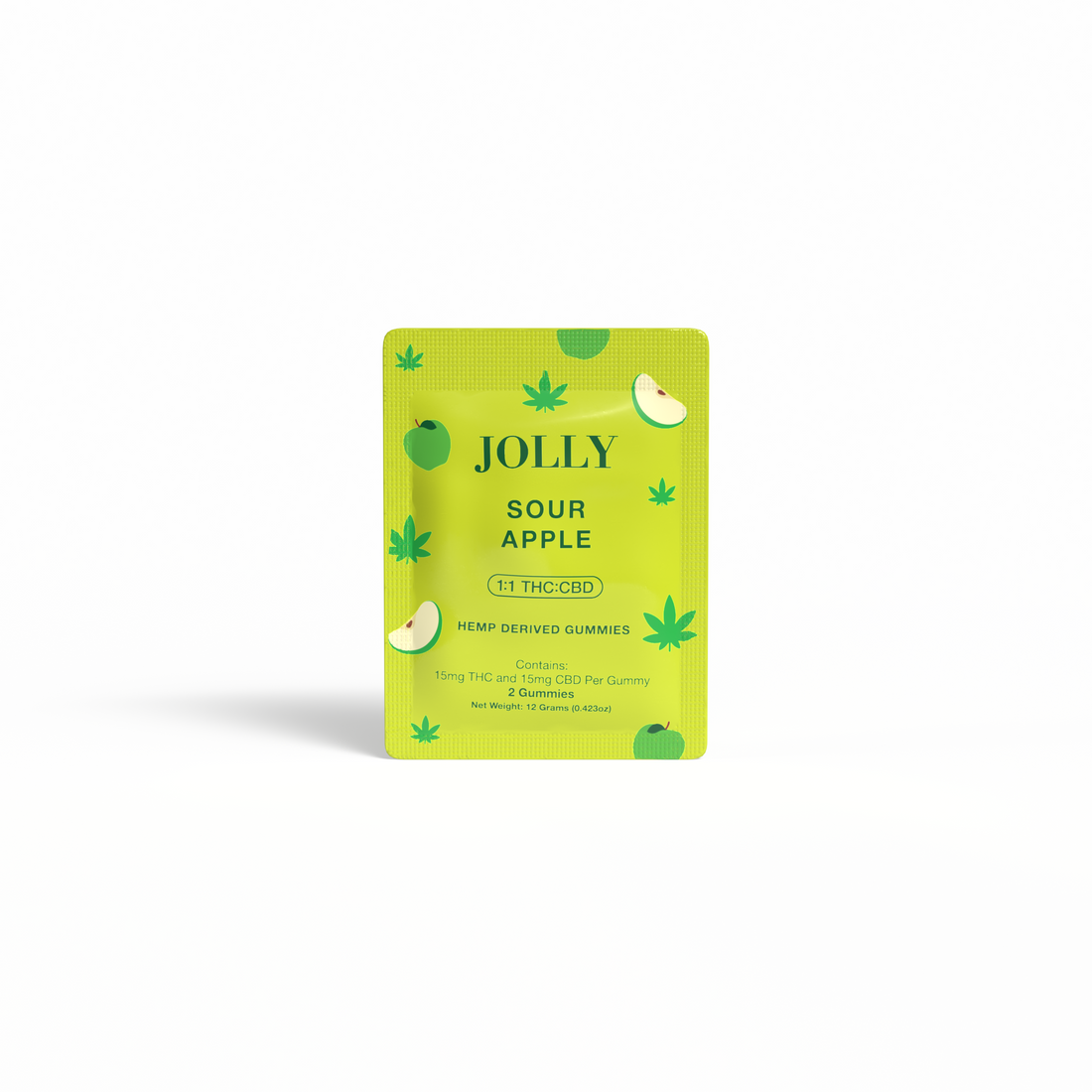 SOUR APPLE GUMMIES 2CT