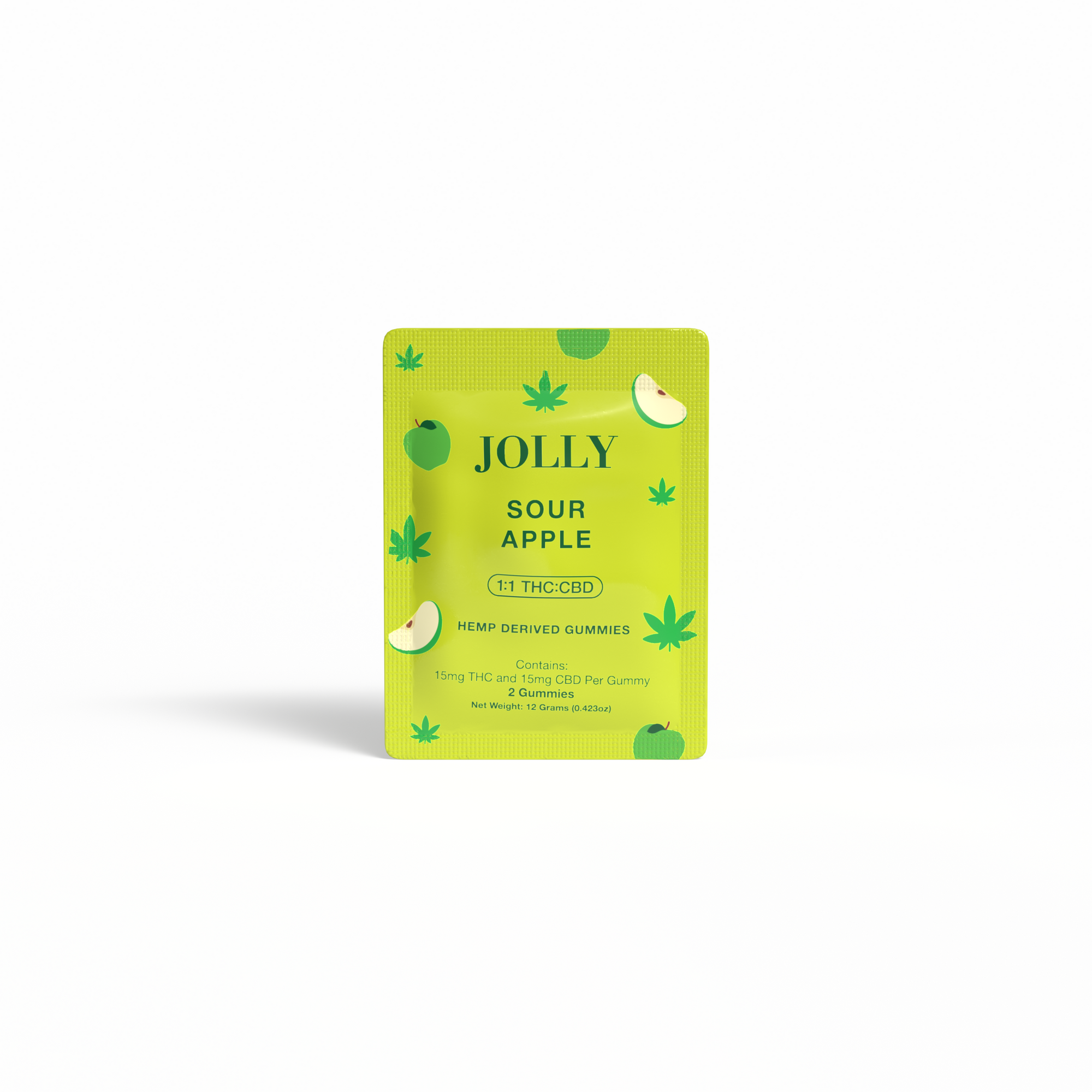SOUR APPLE GUMMIES 2CT