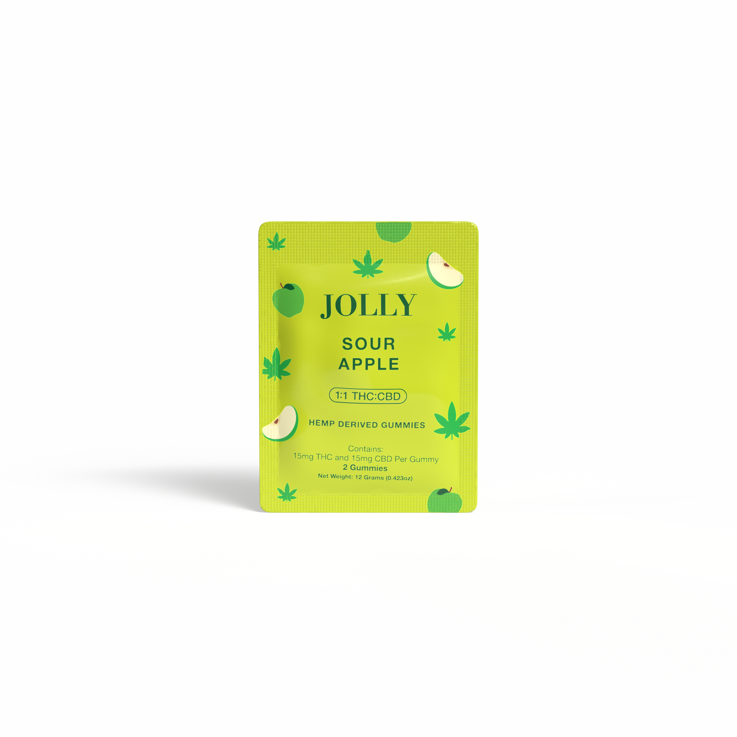 SOUR APPLE GUMMIES 2CT