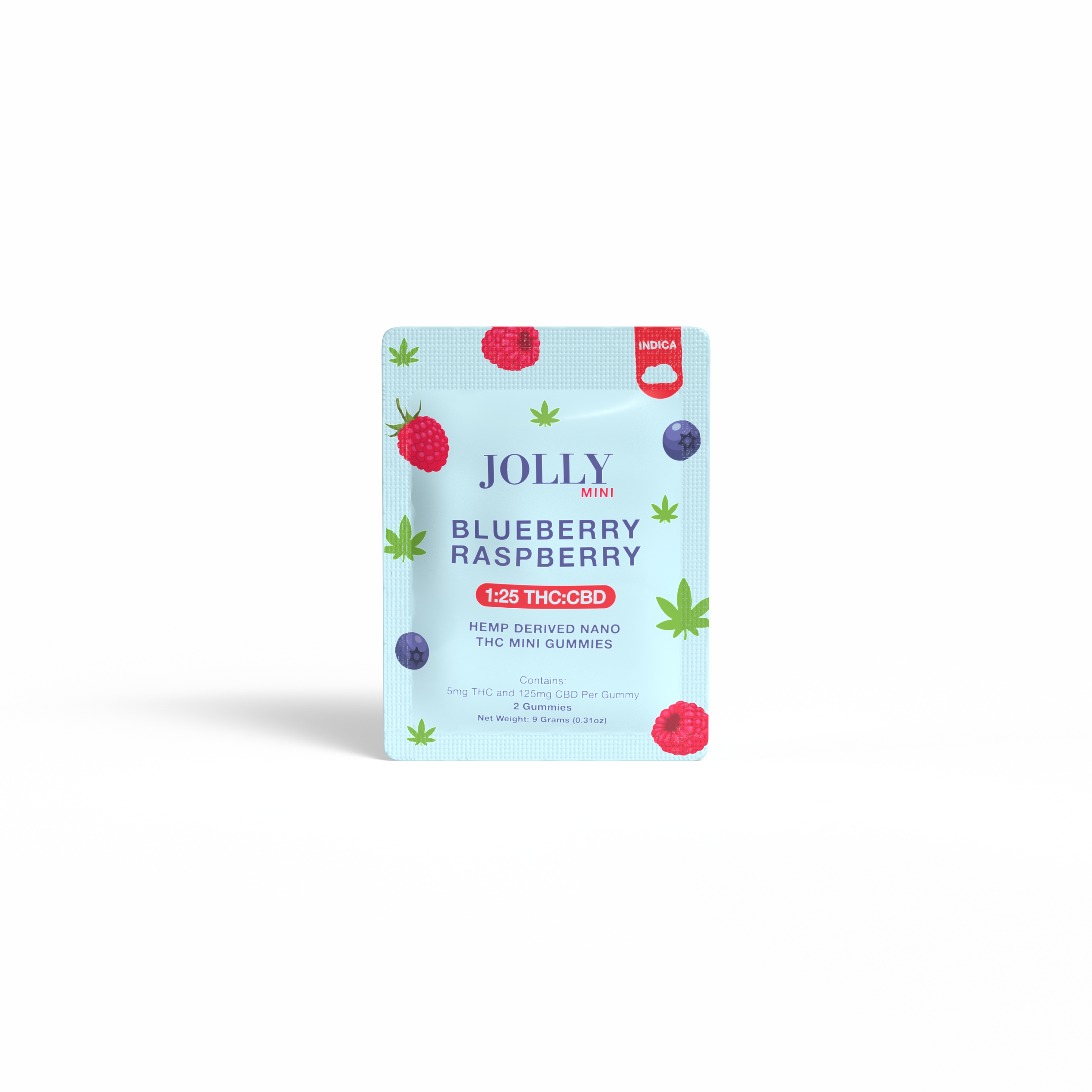 BLUEBERRY RASPBERRY GUMMIES (INDICA).