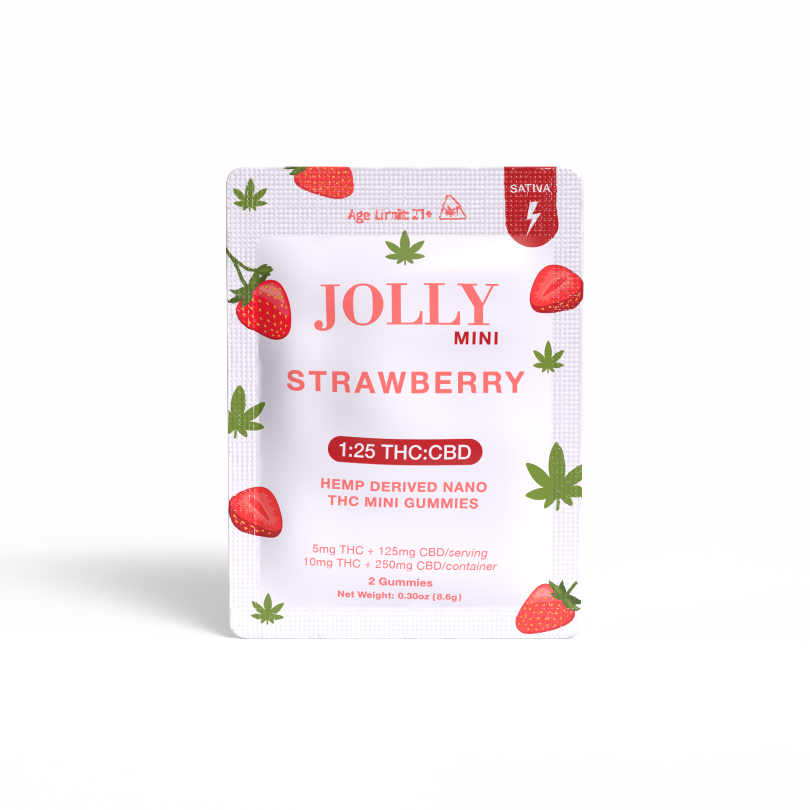 SA 2COUNT GUMMIES 1:25 SATIVA
