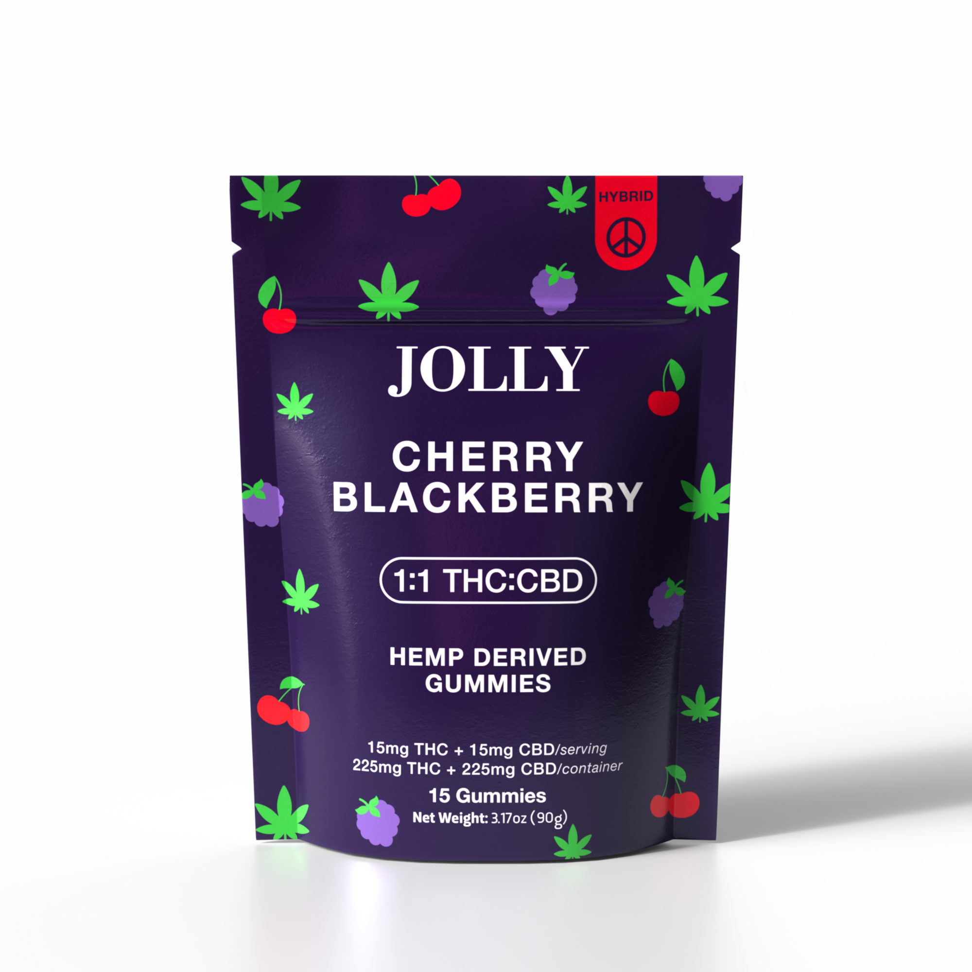15MG CHERRY BLACKBERRY GUMMIES - JOLLY