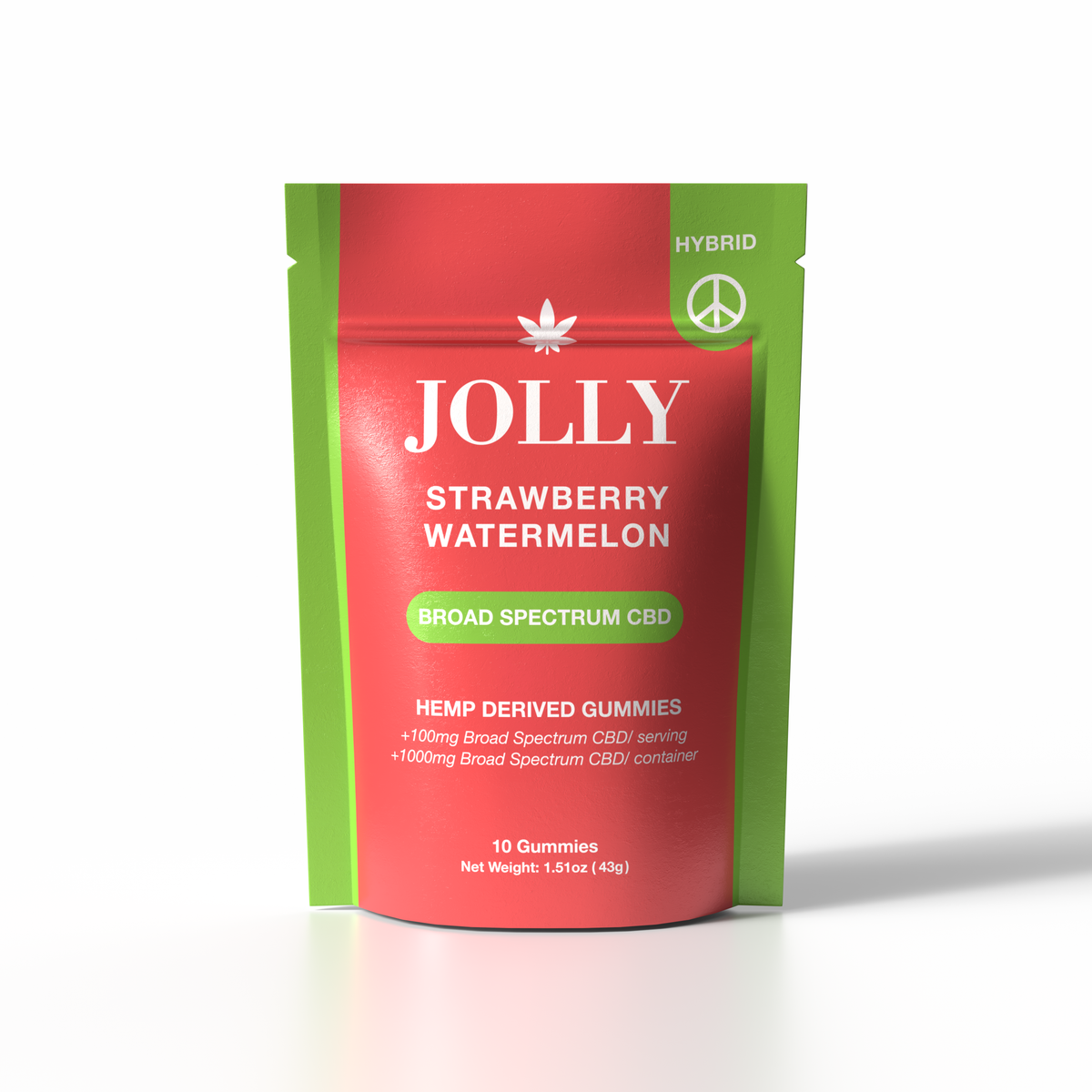CBD STRAWBERRY WATERMELON GUMMIES - JOLLY