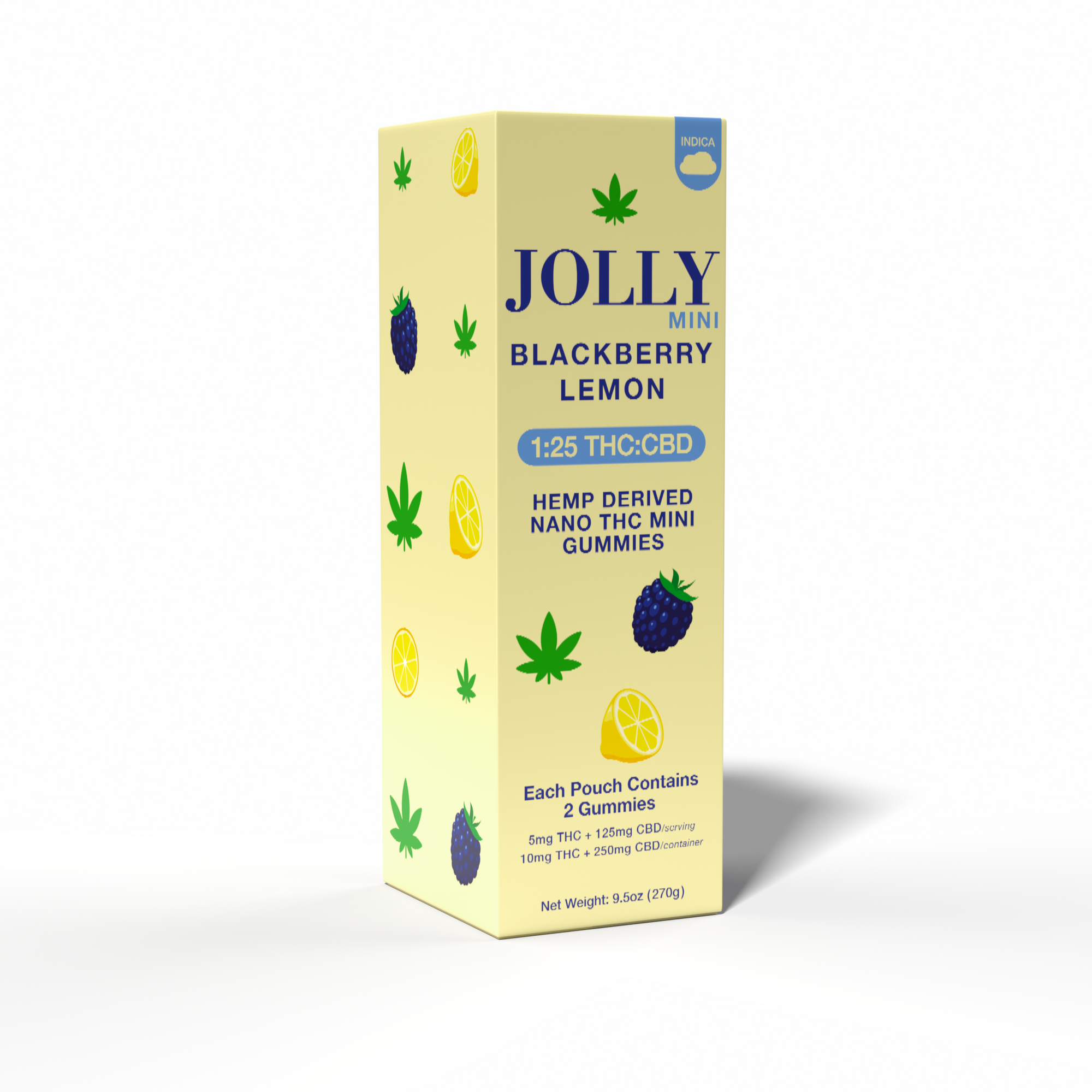 5 MG BLACKBERRY LEMON GUMMIES - JOLLY