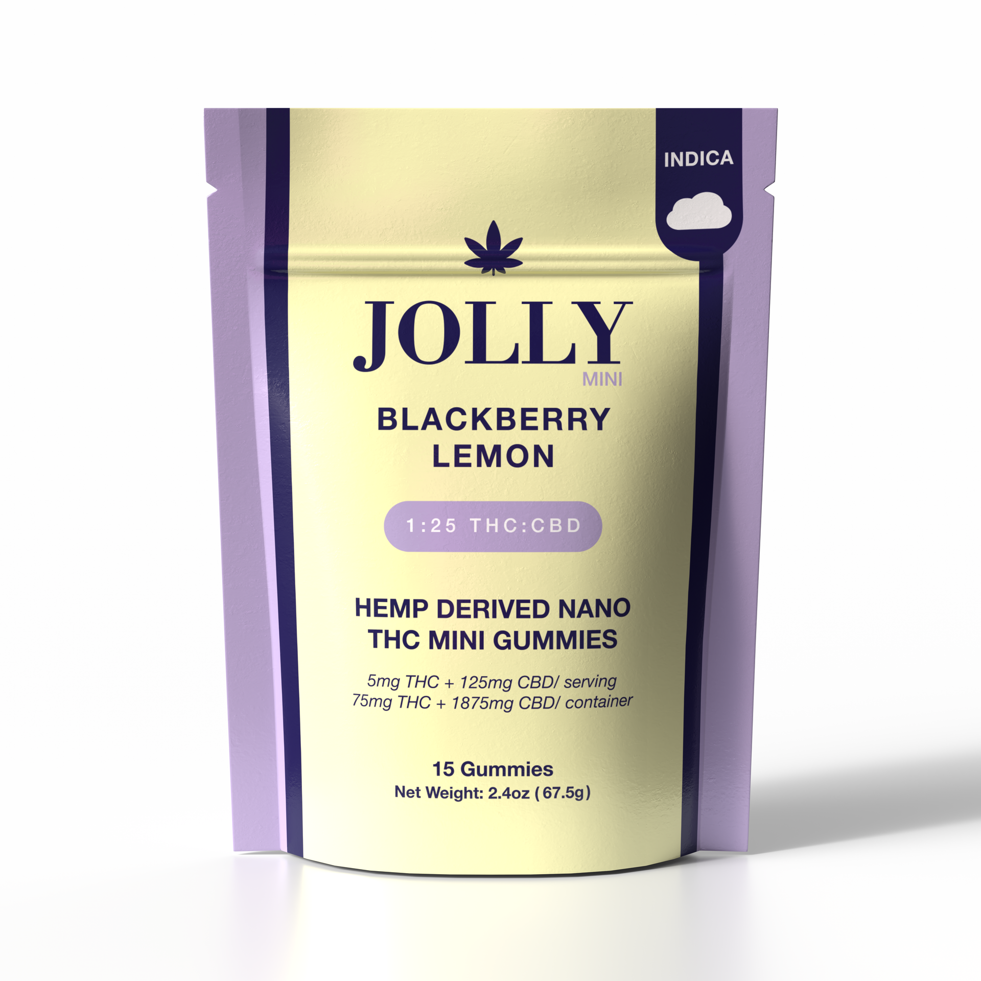 パリーパリー　斑入り　US株　希少株 JOLLY 1:25 THC:CBD Blackberry Lemon Sleep Gummies