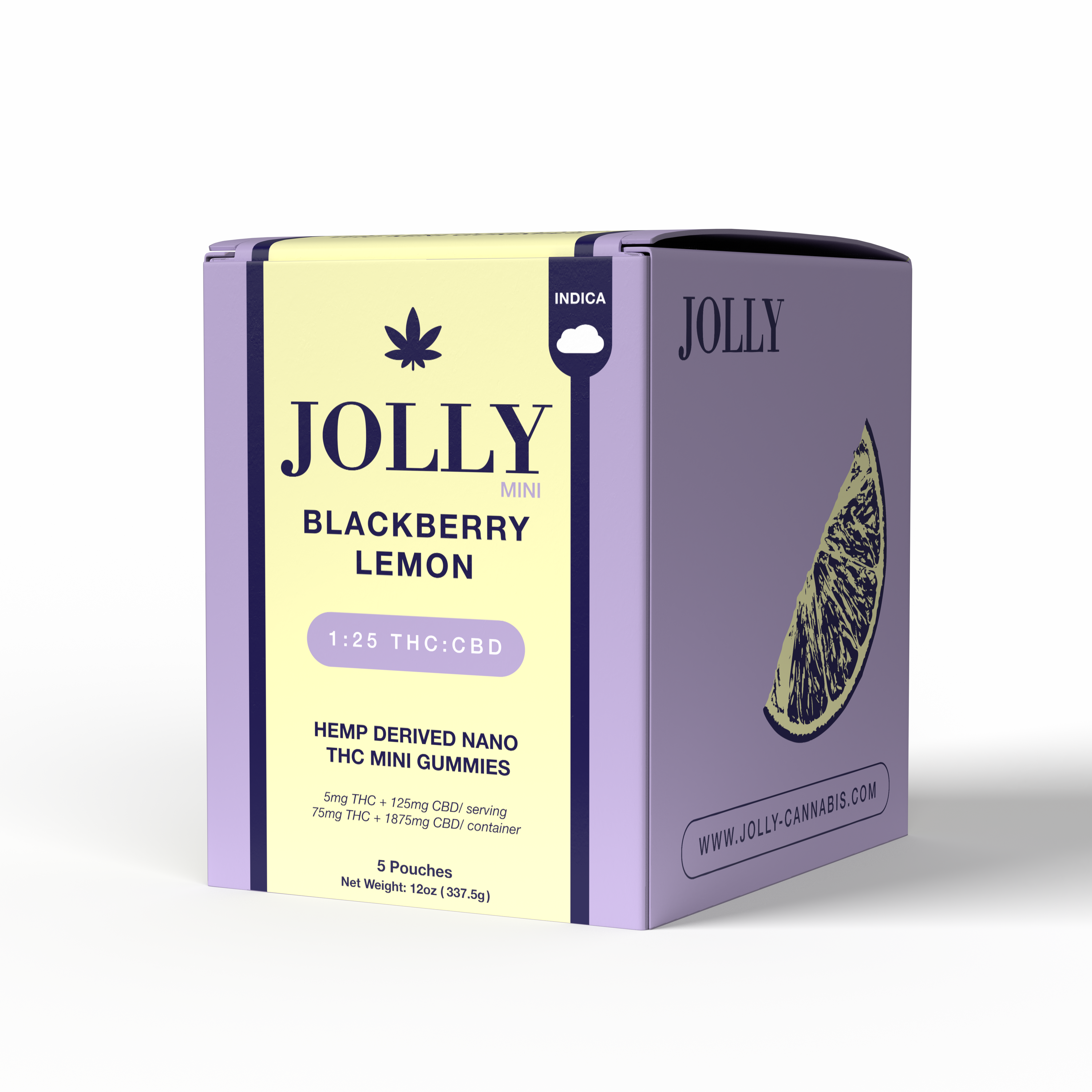 5 MG BLACKBERRY LEMON GUMMIES - JOLLY