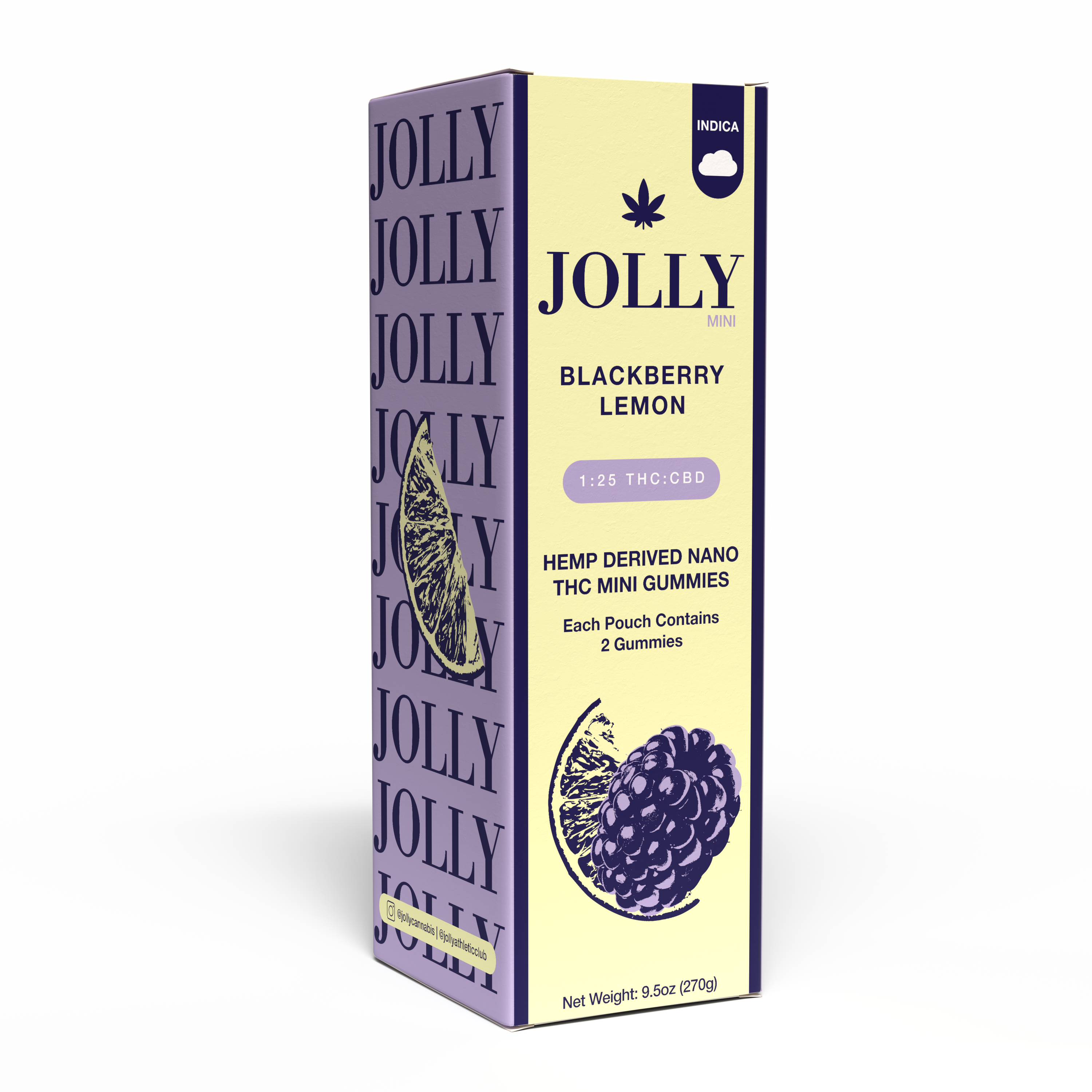 5 MG BLACKBERRY LEMON GUMMIES - JOLLY