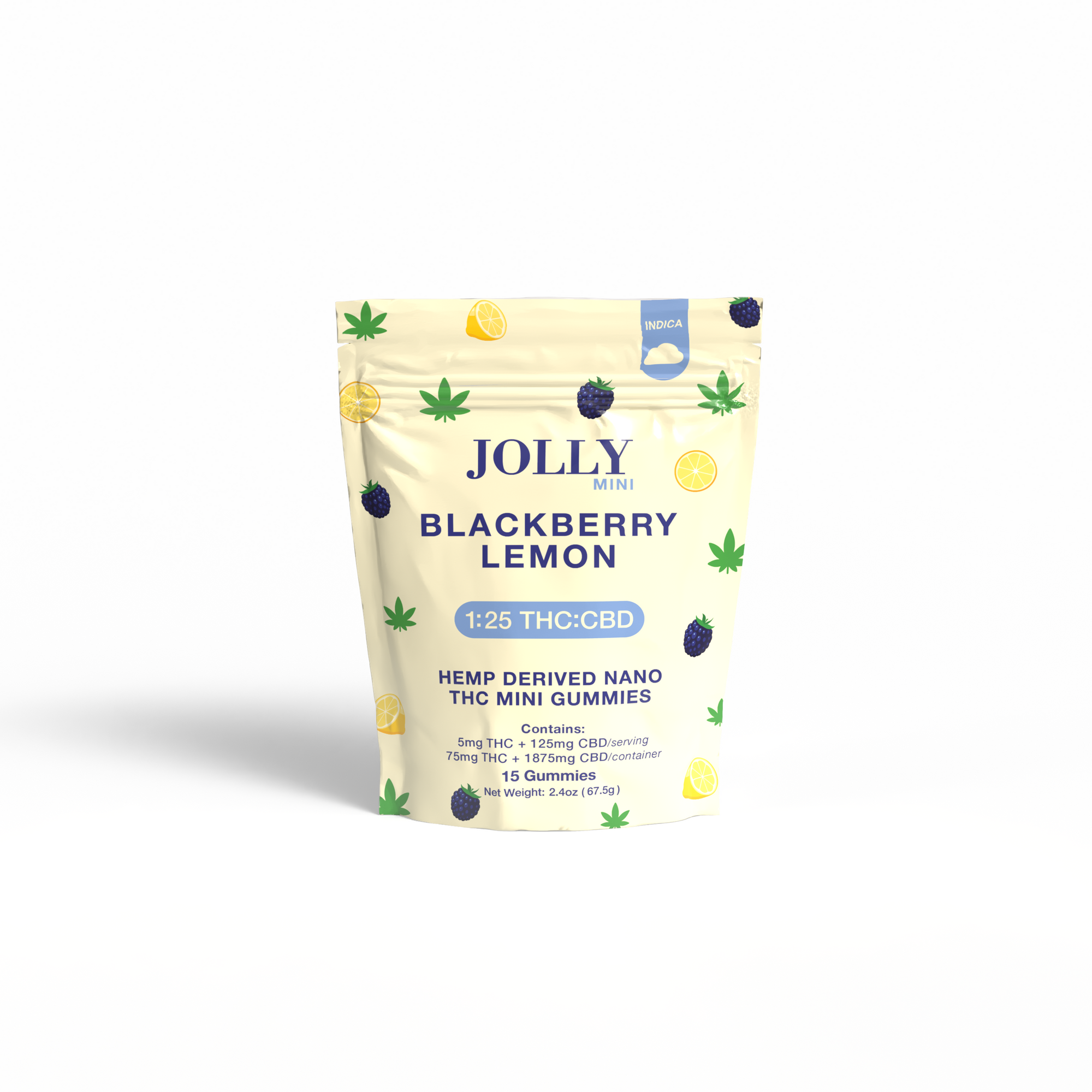 BLACKBERRY LEMON GUMMIES 1:25 INDICA
