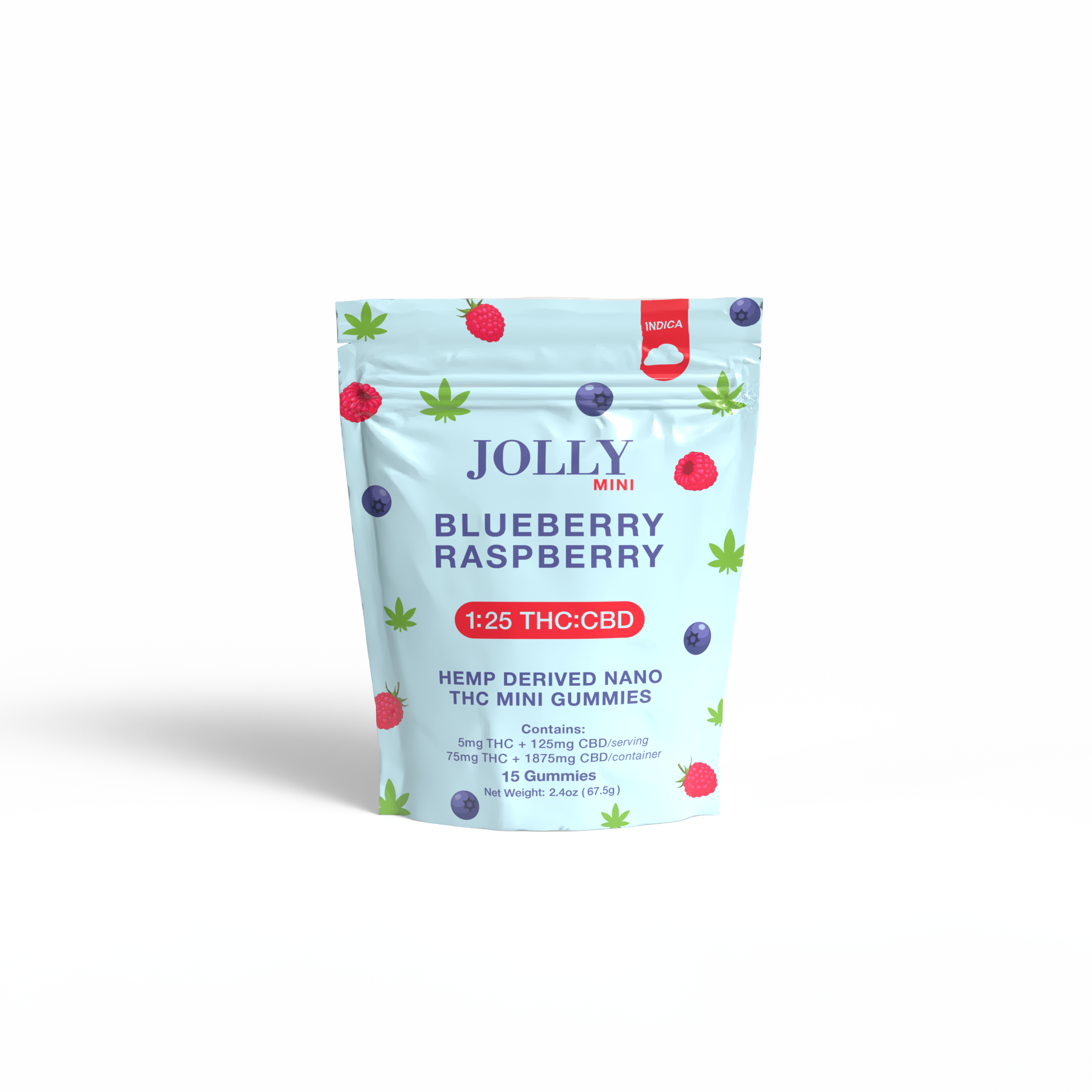 BLUE RASPBERRY GUMMIES 1:25 INDICA