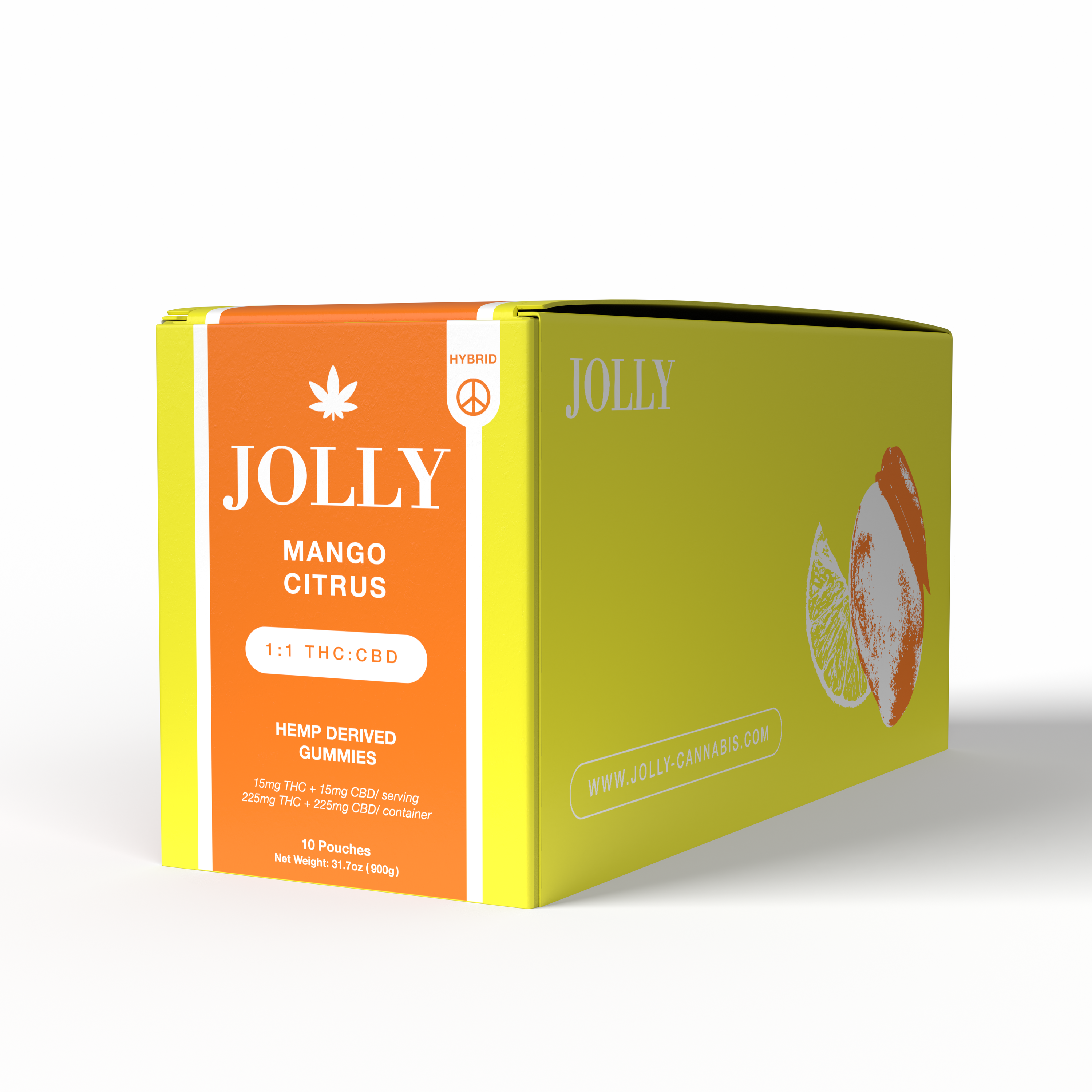 15MG MANGO CITRUS GUMMIES - JOLLY