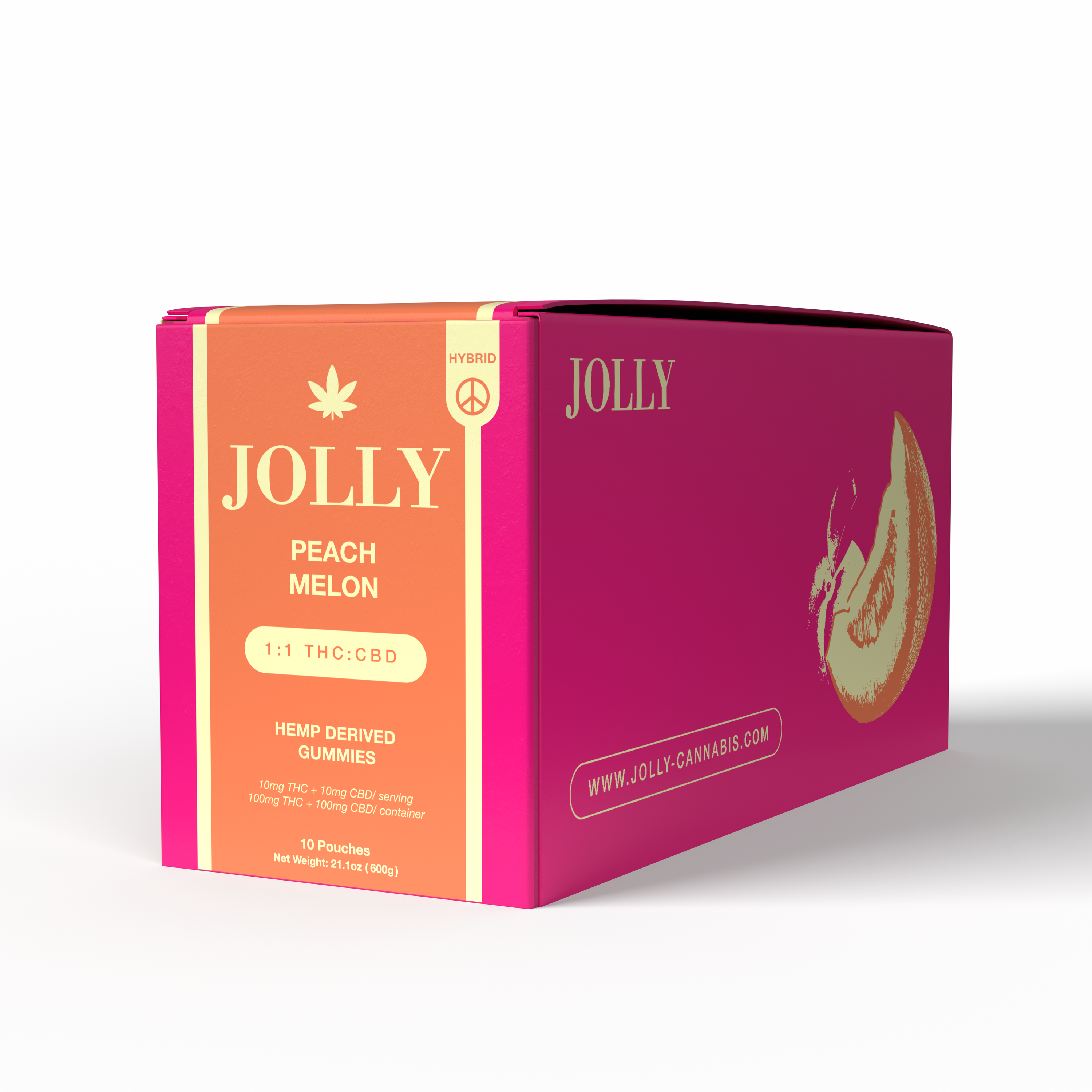 10MG PEACH MELON GUMMIES