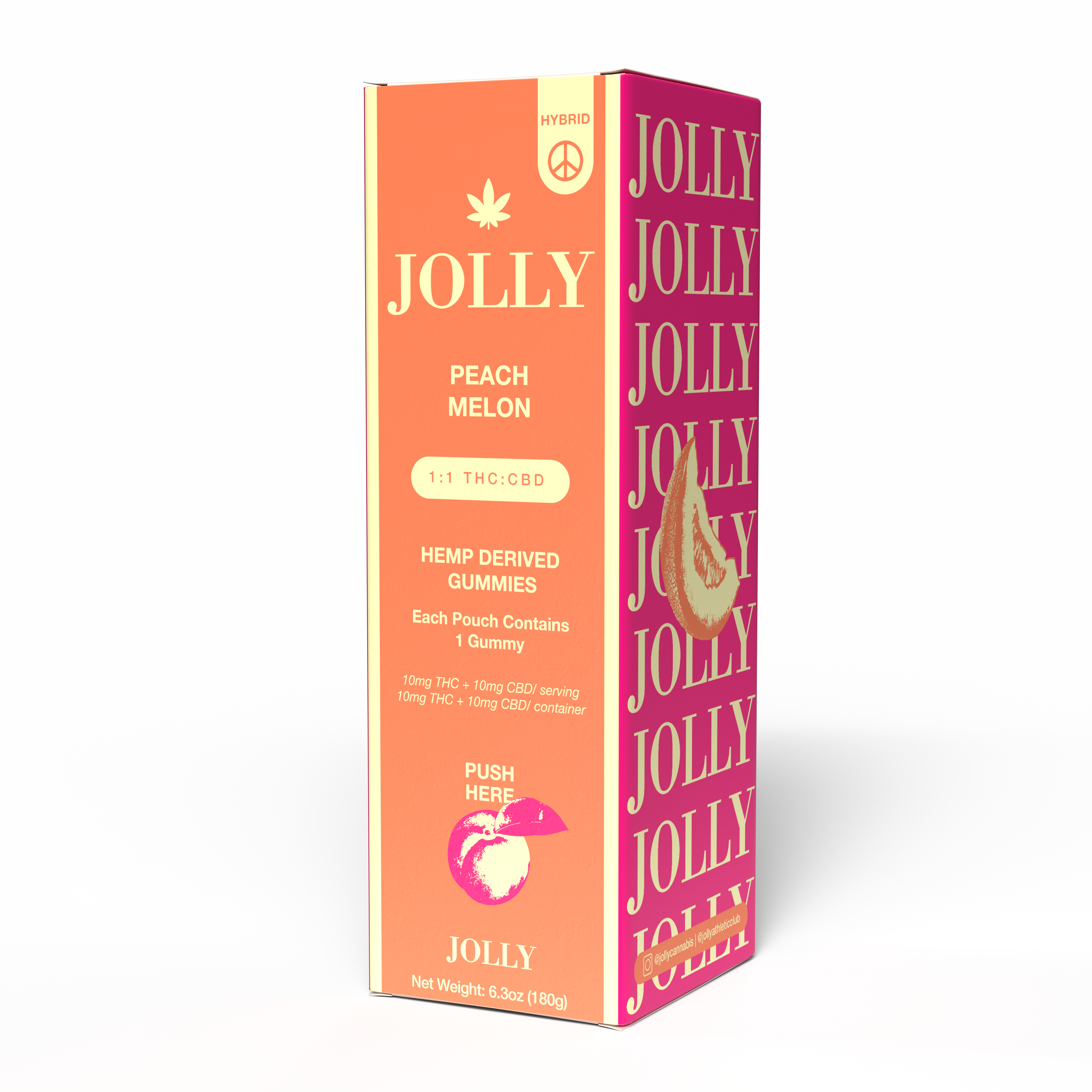 10MG PEACH MELON GUMMIES