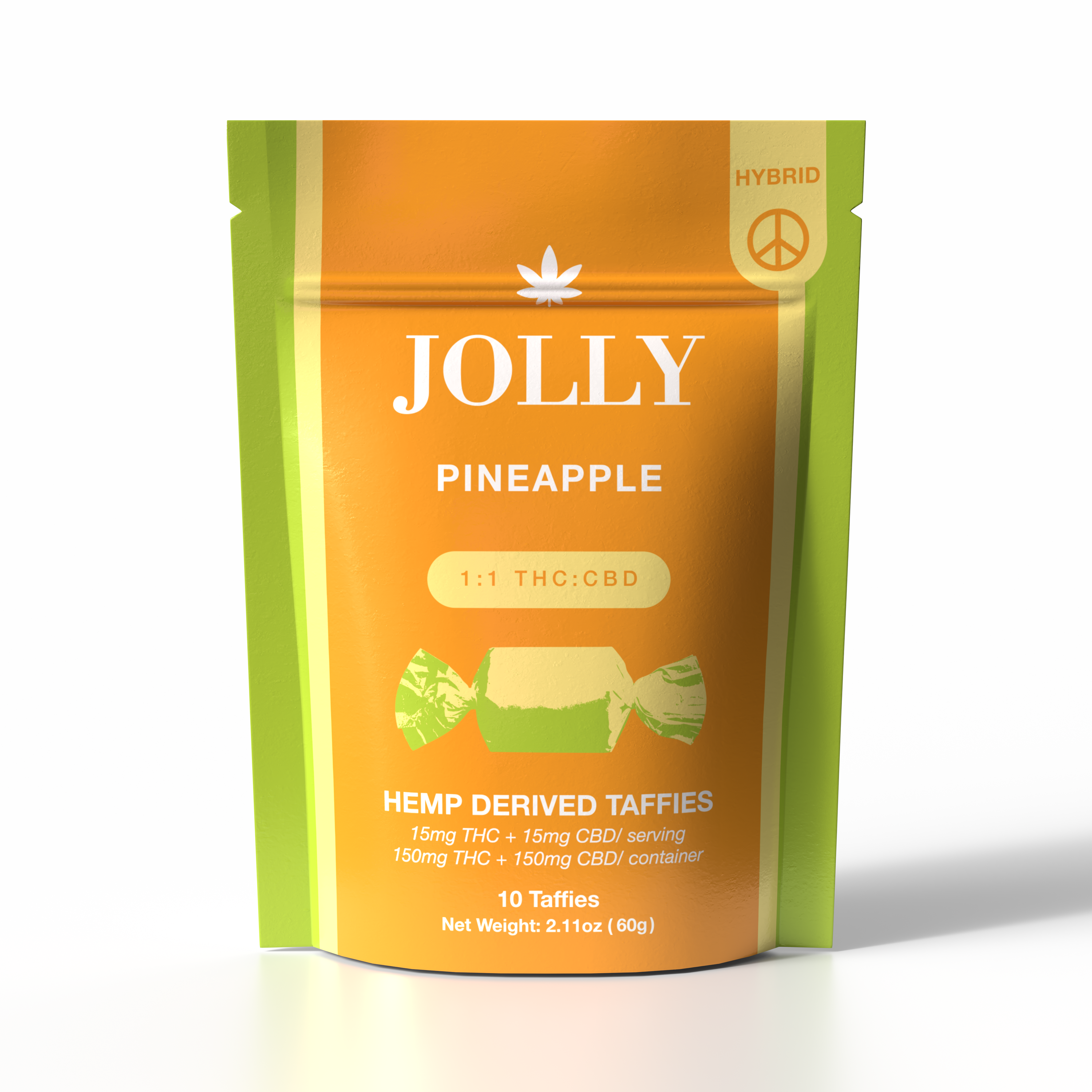 15MG PINEAPPLE TAFFIES - JOLLY