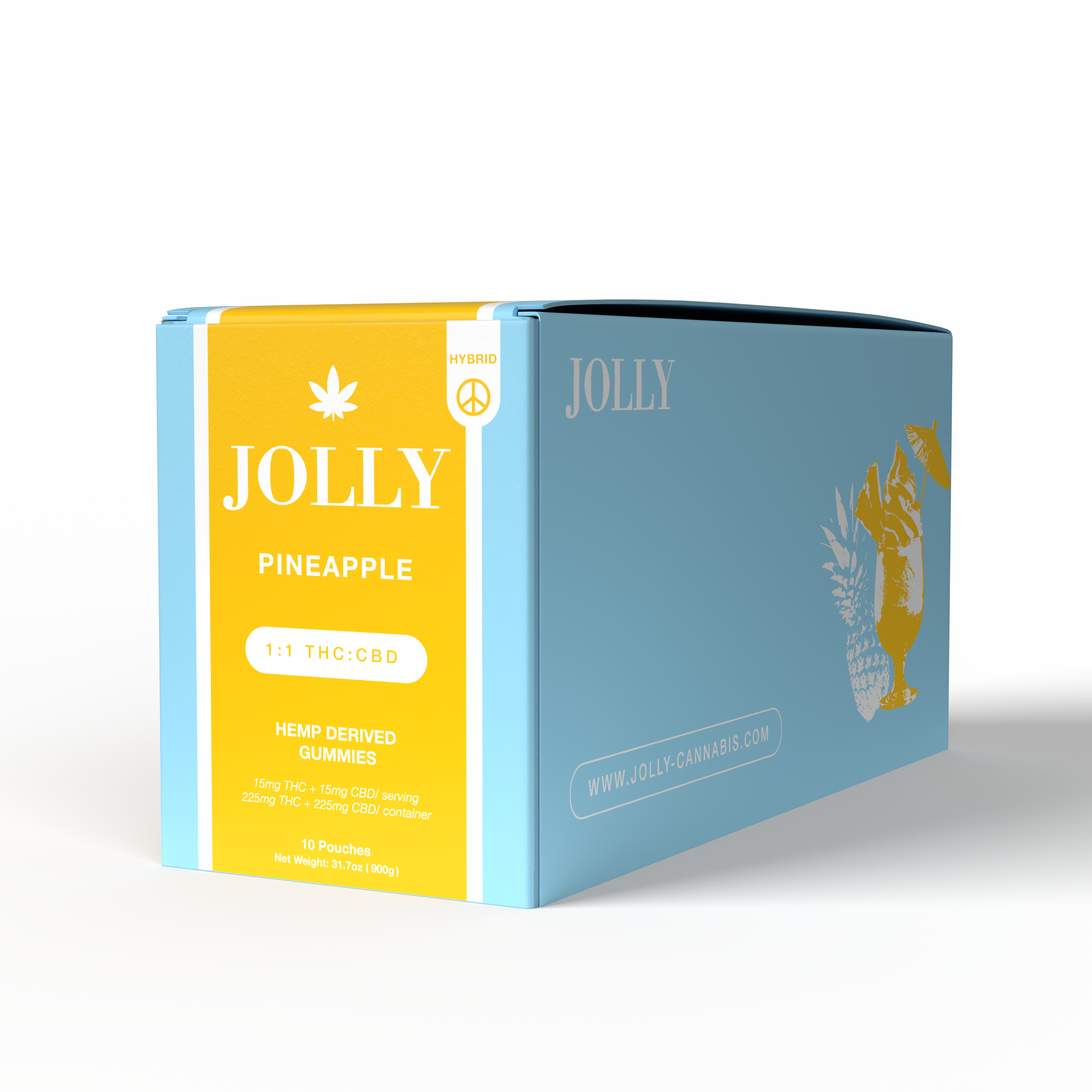 15MG PINEAPPLE GUMMIES - JOLLY