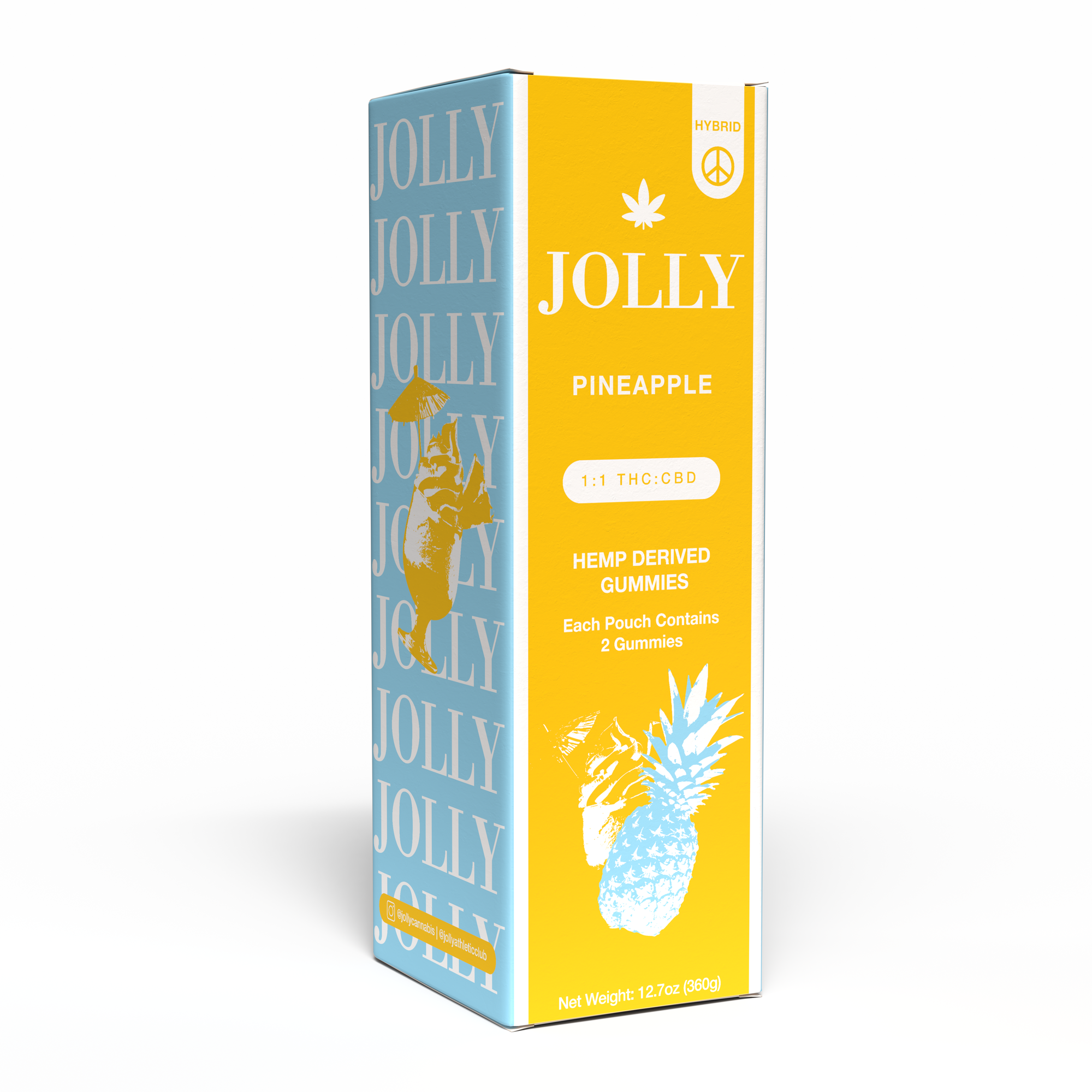 15MG PINEAPPLE GUMMIES - JOLLY