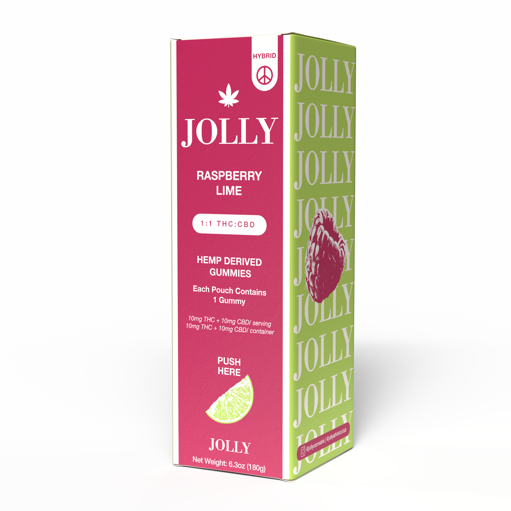 10MG RASPBERRY LIME GUMMIES