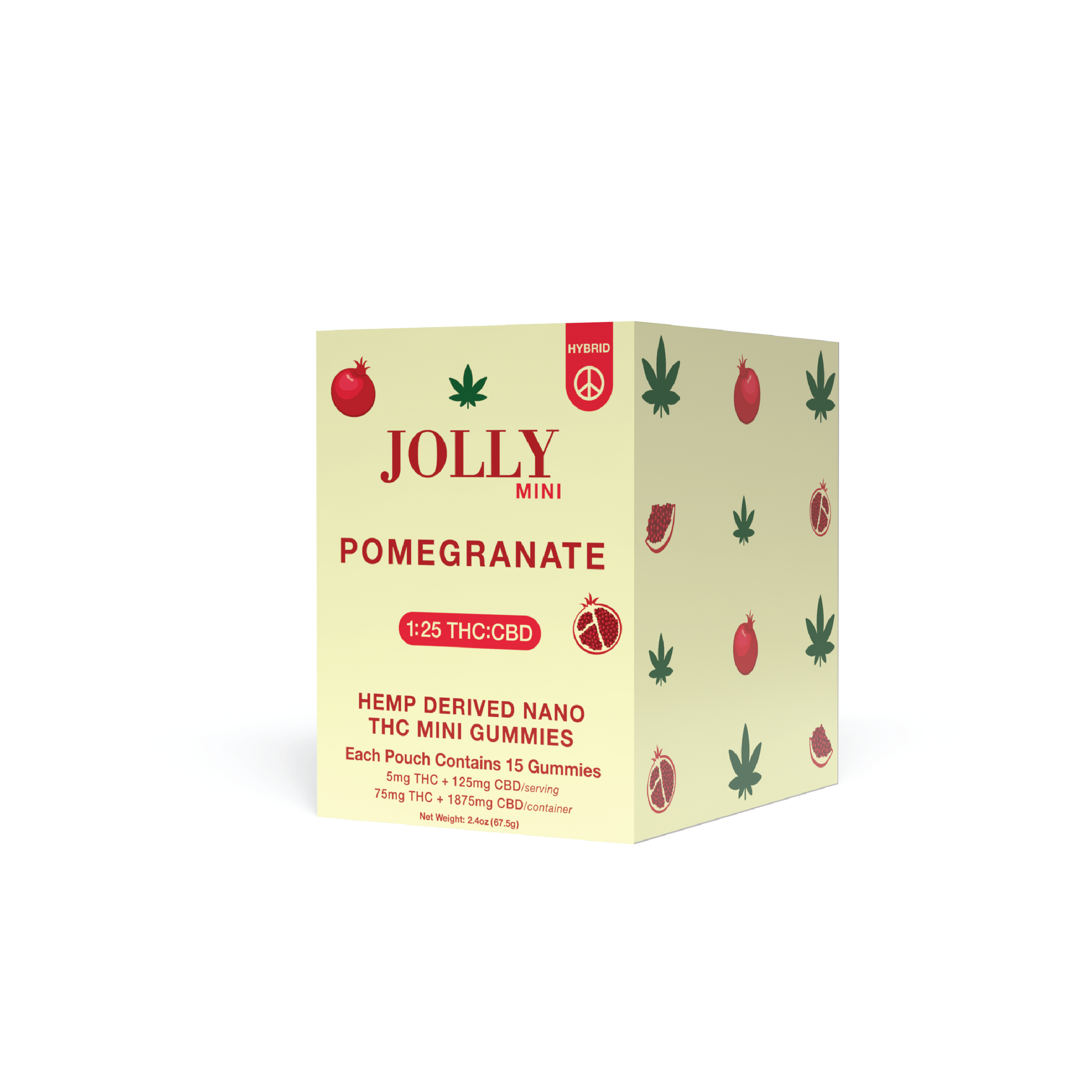 POMEGRANATE 15CT DISPLAY - 75 GUMMIES