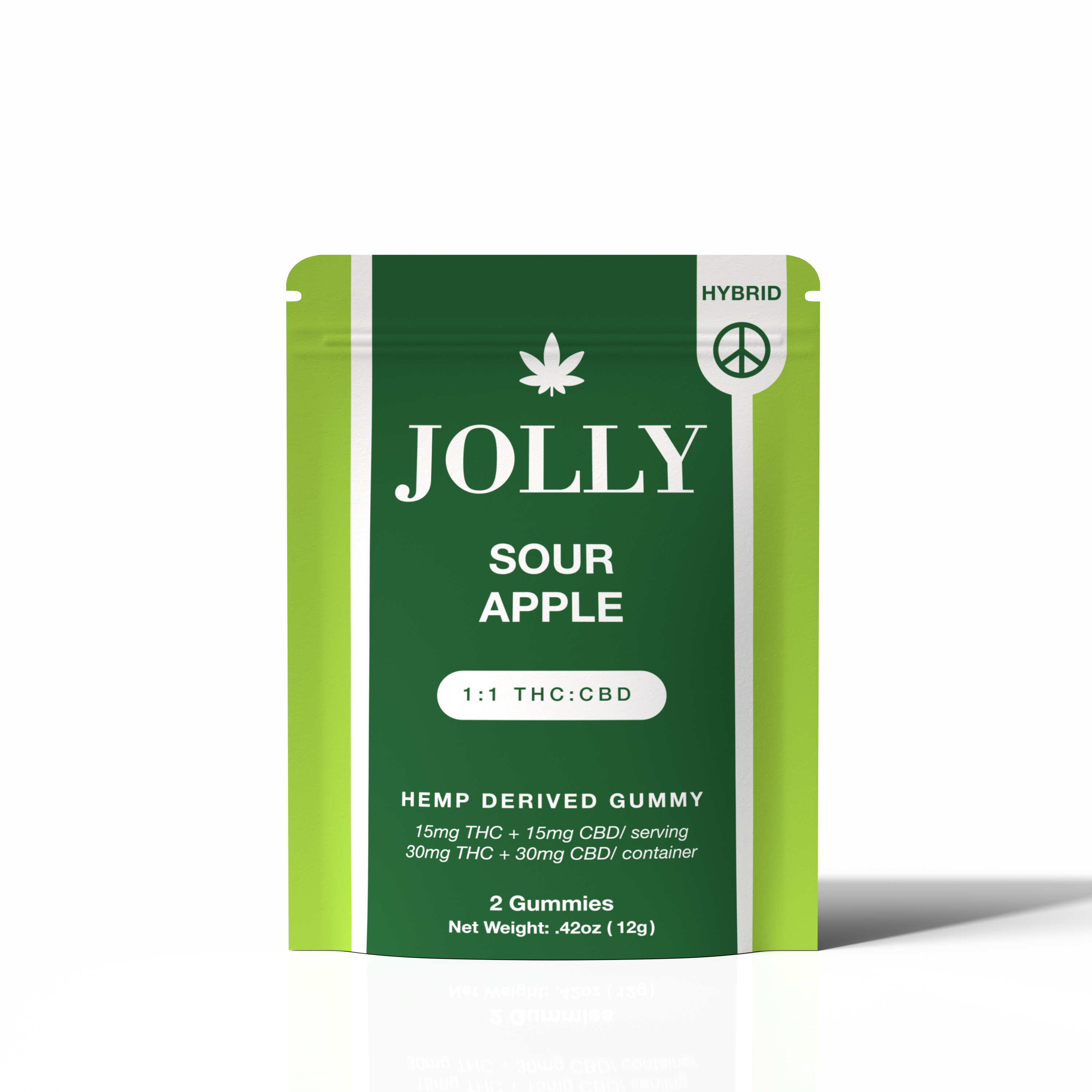 15MG SOUR APPLE GUMMIES - JOLLY