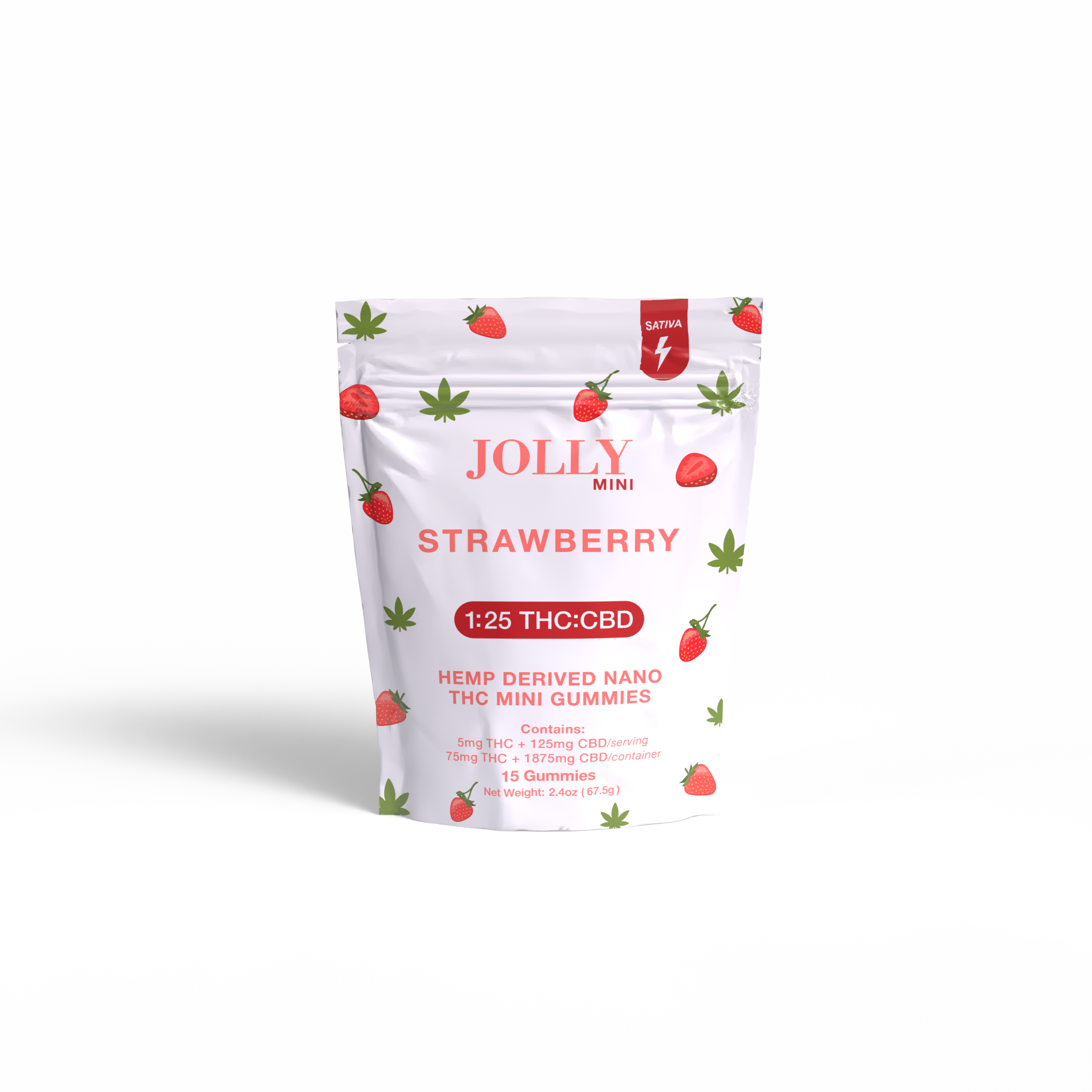 STRAWBERRY GUMMIES 1:25 SATIVA