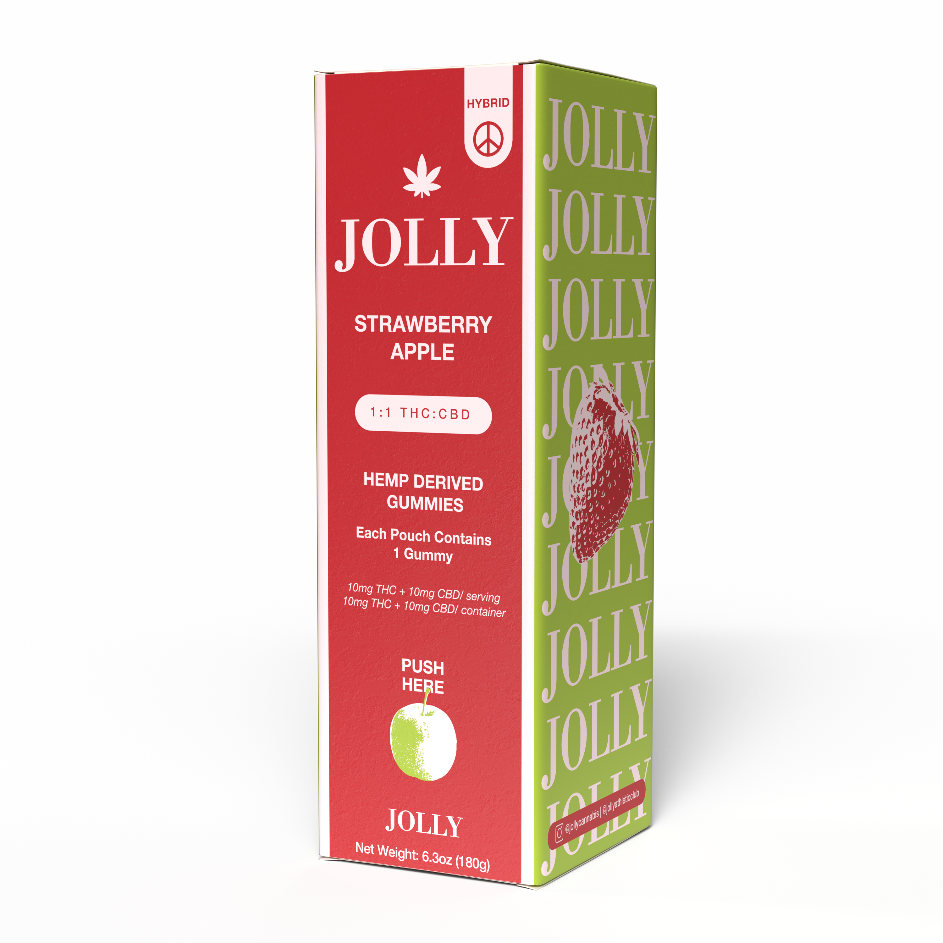 10MG STRAWBERRY APPLE GUMMIES