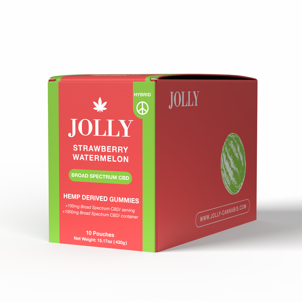 CBD STRAWBERRY WATERMELON GUMMIES - JOLLY