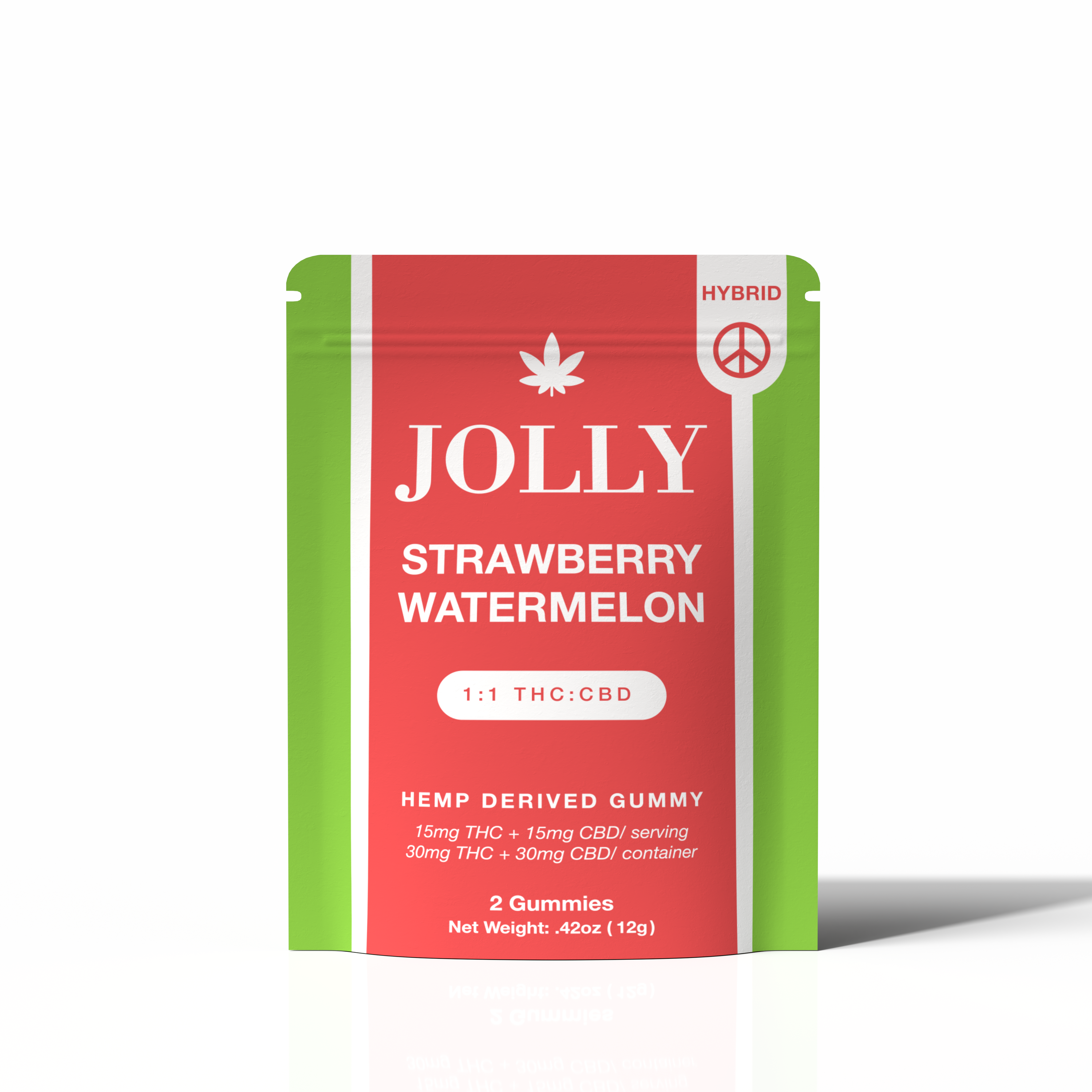 15MG STRAWBERRY WATERMELON GUMMIES - JOLLY