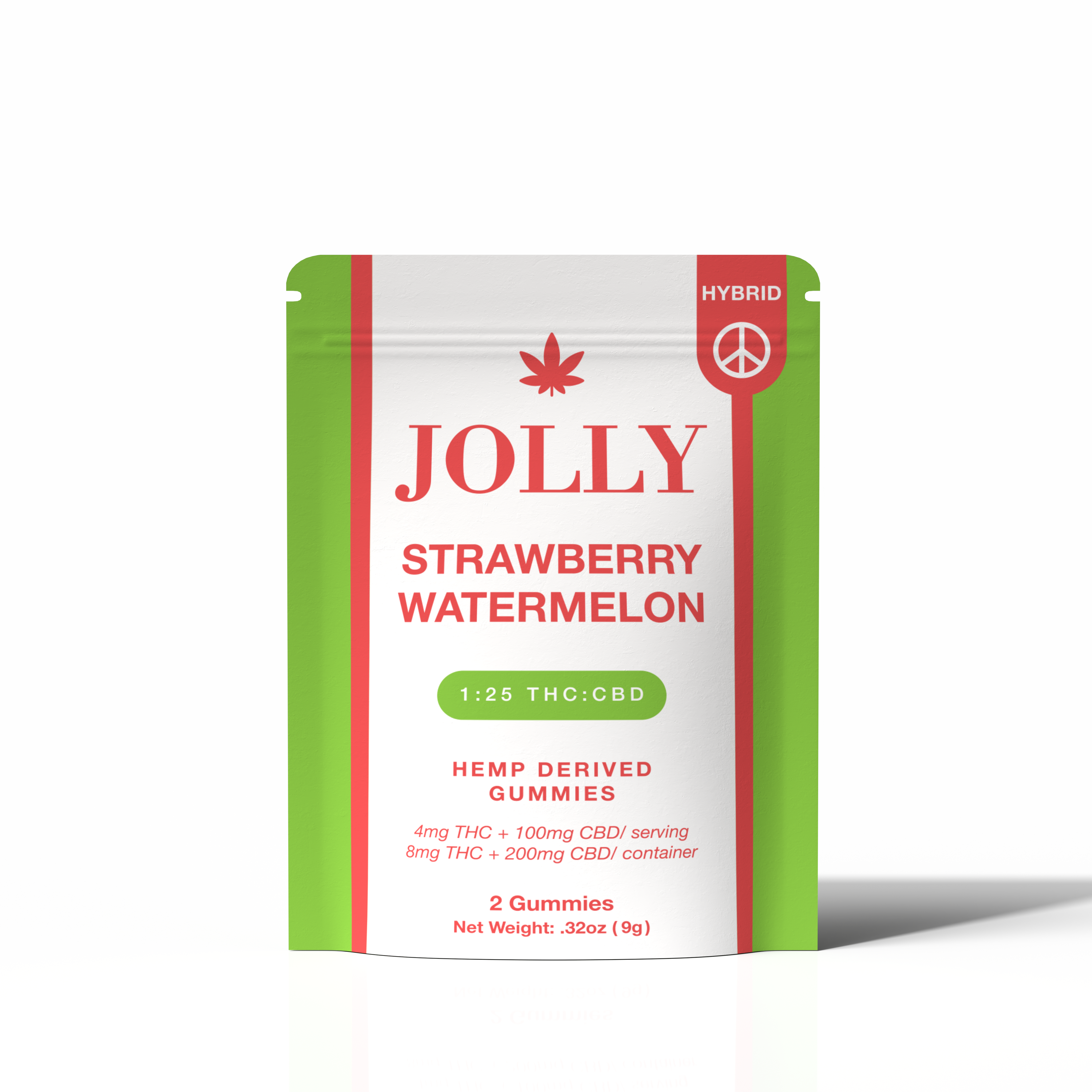4MG STRAWBERRY WATERMELON GUMMIES - JOLLY