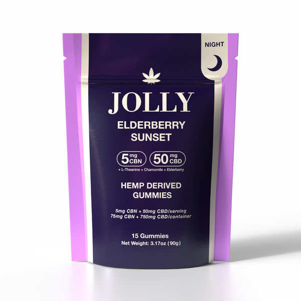 Eybna 510 CBD CBG 10ml ジンジャーブレッドクッキー CBD ELDERBERRY SUNSET GUMMIES