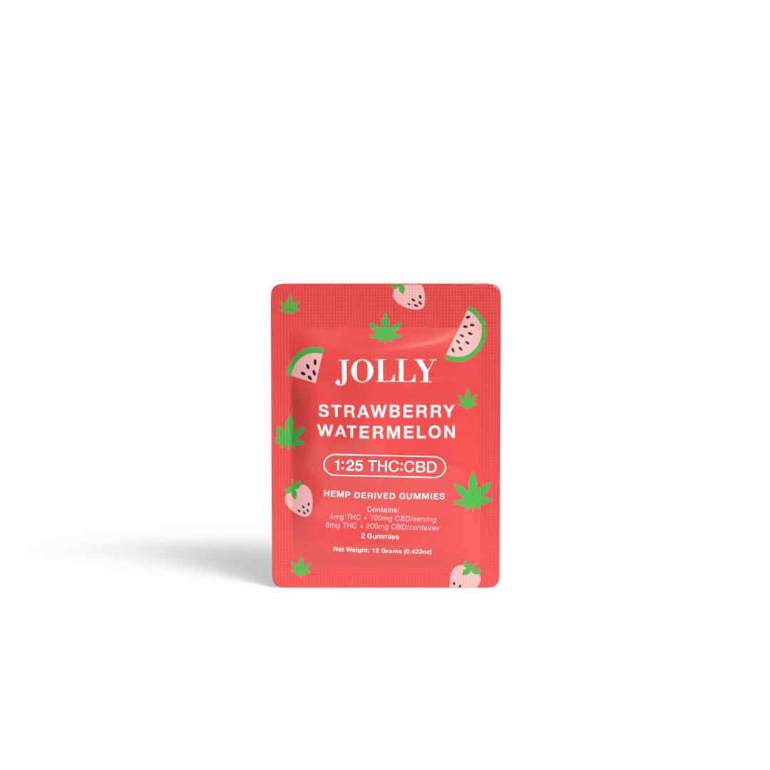 4MG STRAWBERRY WATERMELON GUMMIES - JOLLY