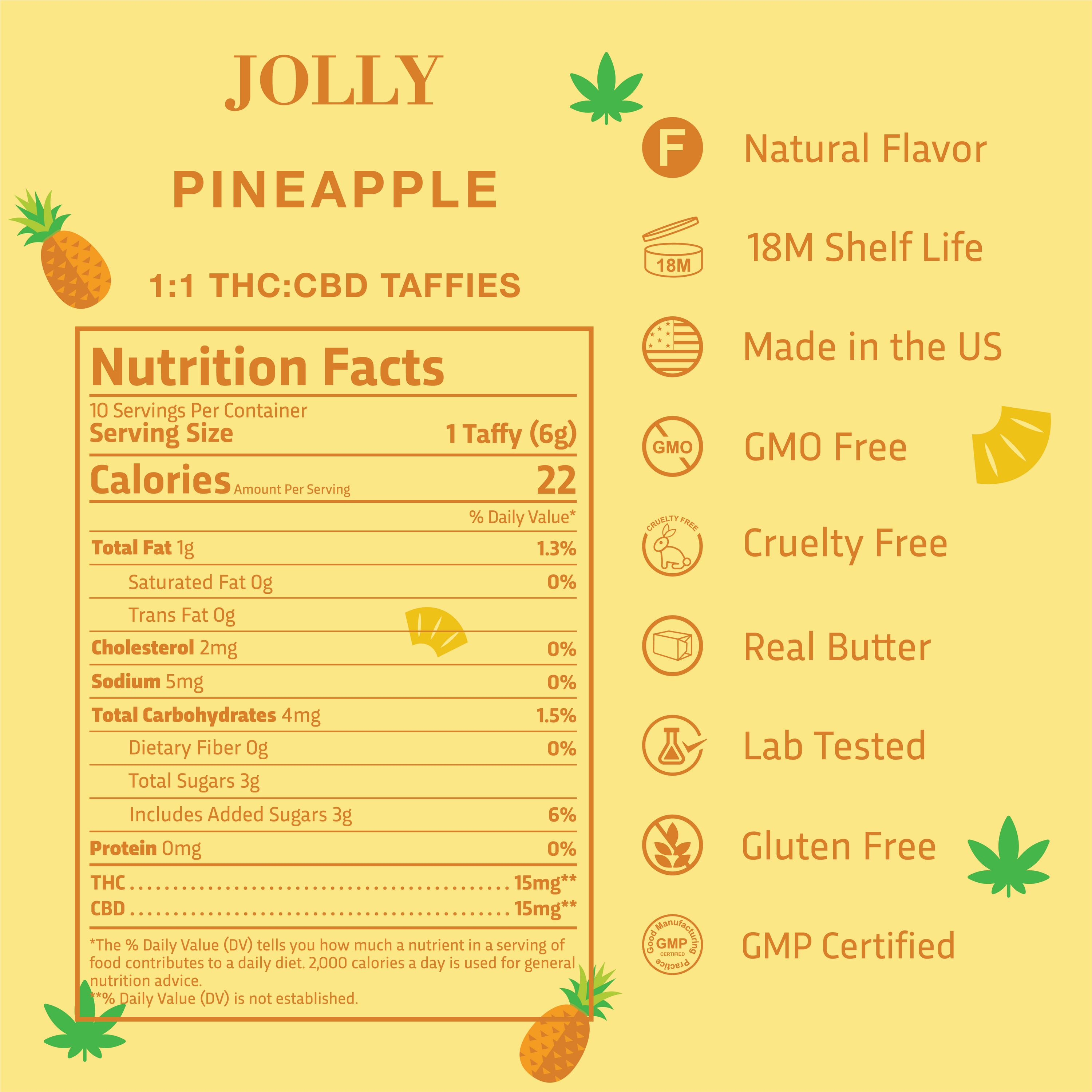 PINEAPPLE NUTRITION FACTS