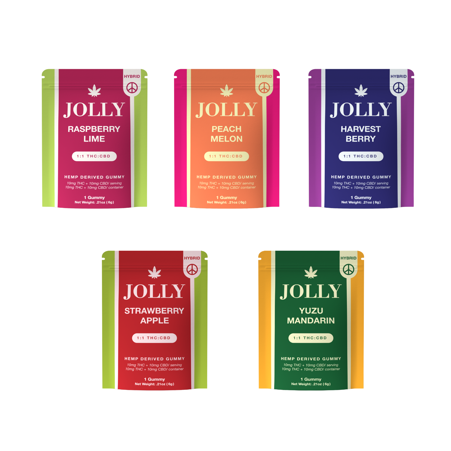 10MG GUMMIES 1CT BUNDLE - JOLLY